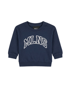 Malelions Baby College Sweater | Navy