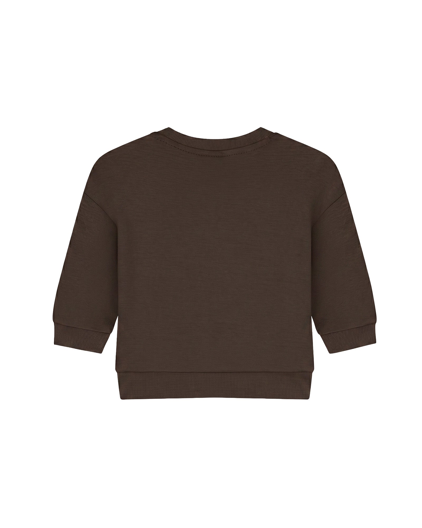 Malelions Baby College Sweater | Dark Brown
