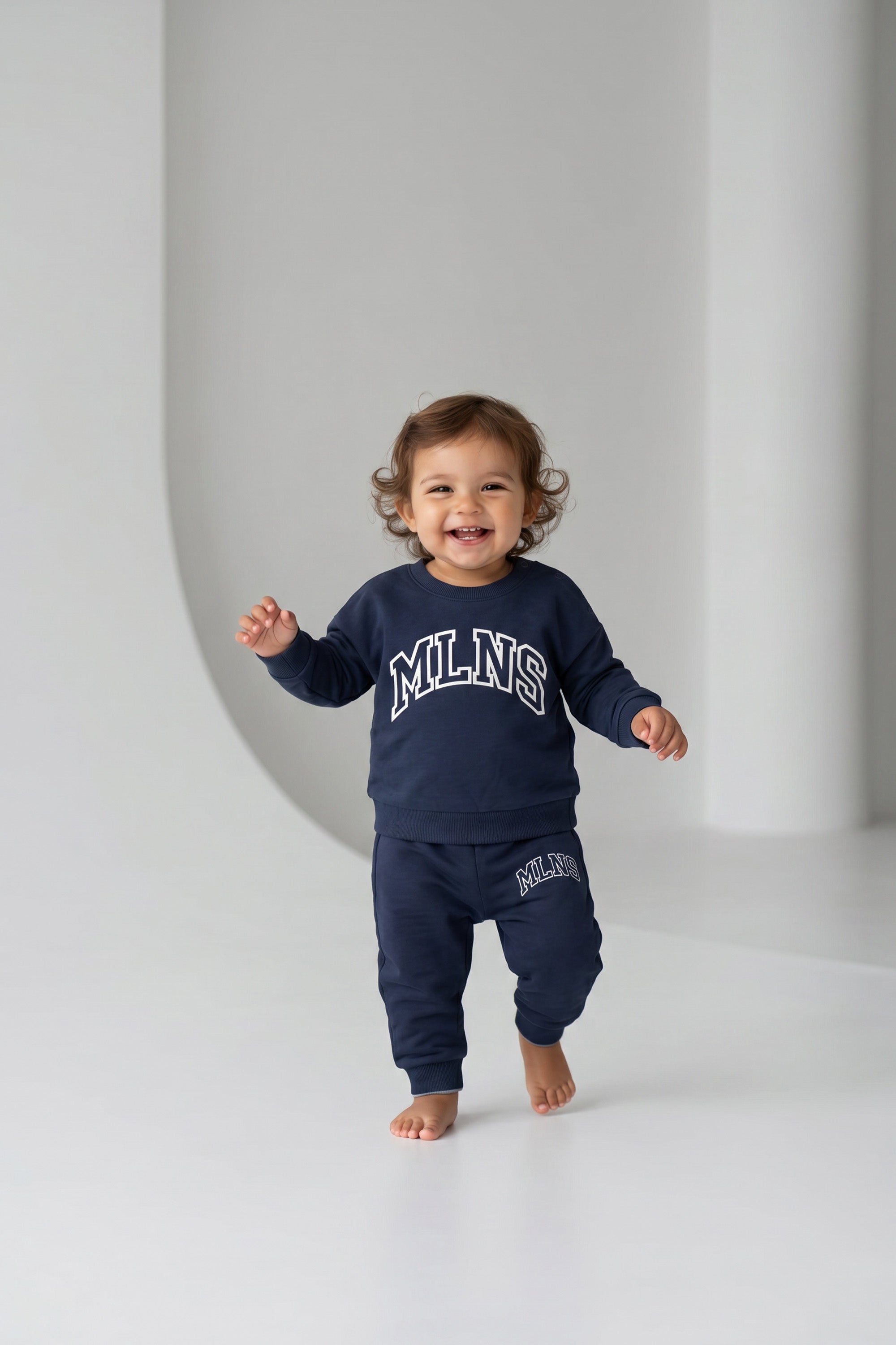 Malelions Baby College Sweatpants | Navy