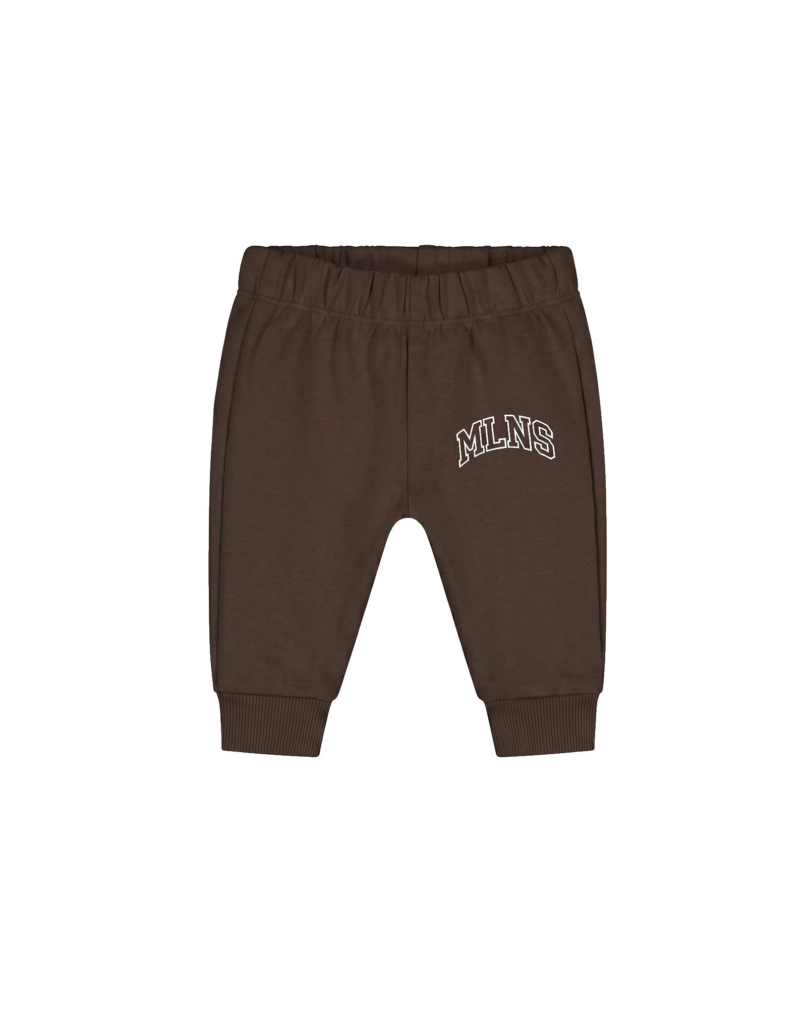 Malelions Baby College Sweatpants | Dark Brown