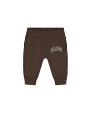 Malelions Baby College Sweatpants | Dark Brown