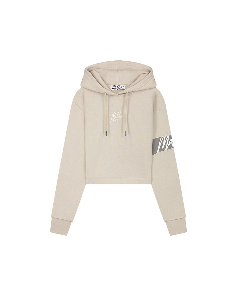  Malelions Women Captain Crop | Taupe