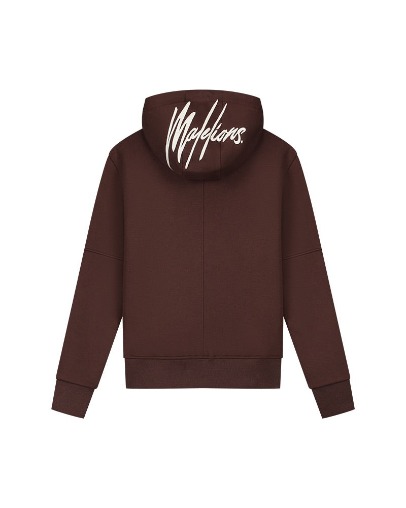 Malelions Women Essentials Hoodie | Brown