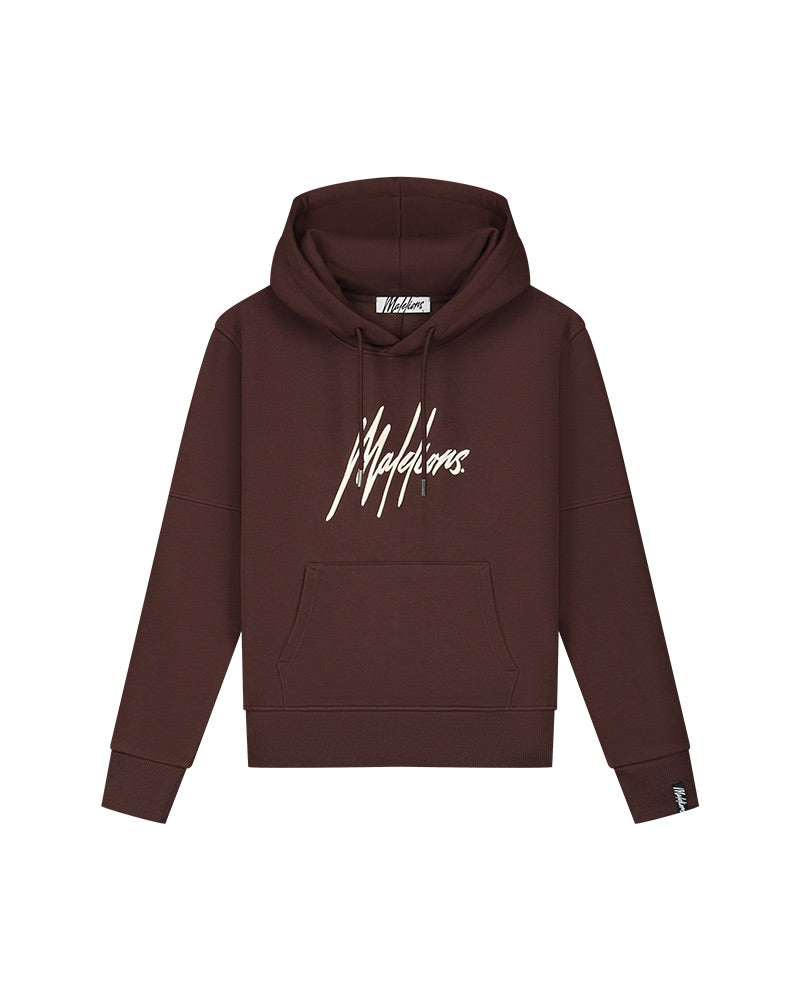  Malelions Women Essentials Hoodie | Brown