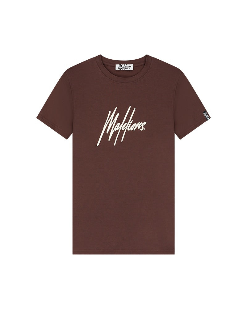  Malelions Women Essentials T-Shirt | Brown