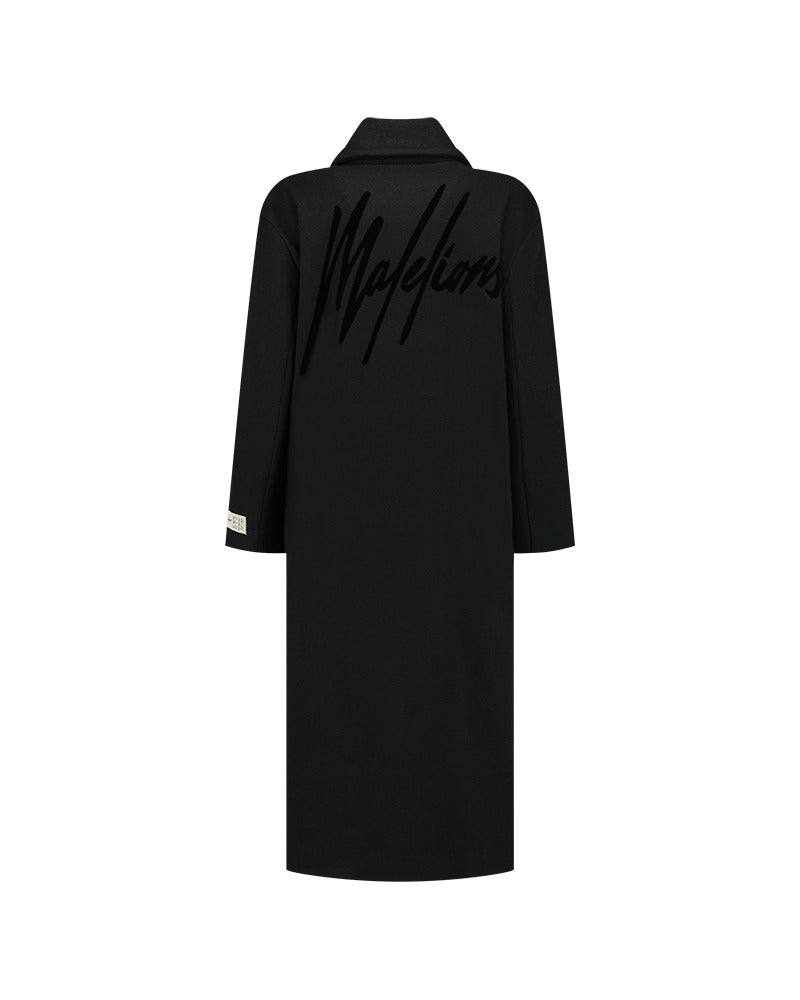 Malelions Women Signature Coat | Black