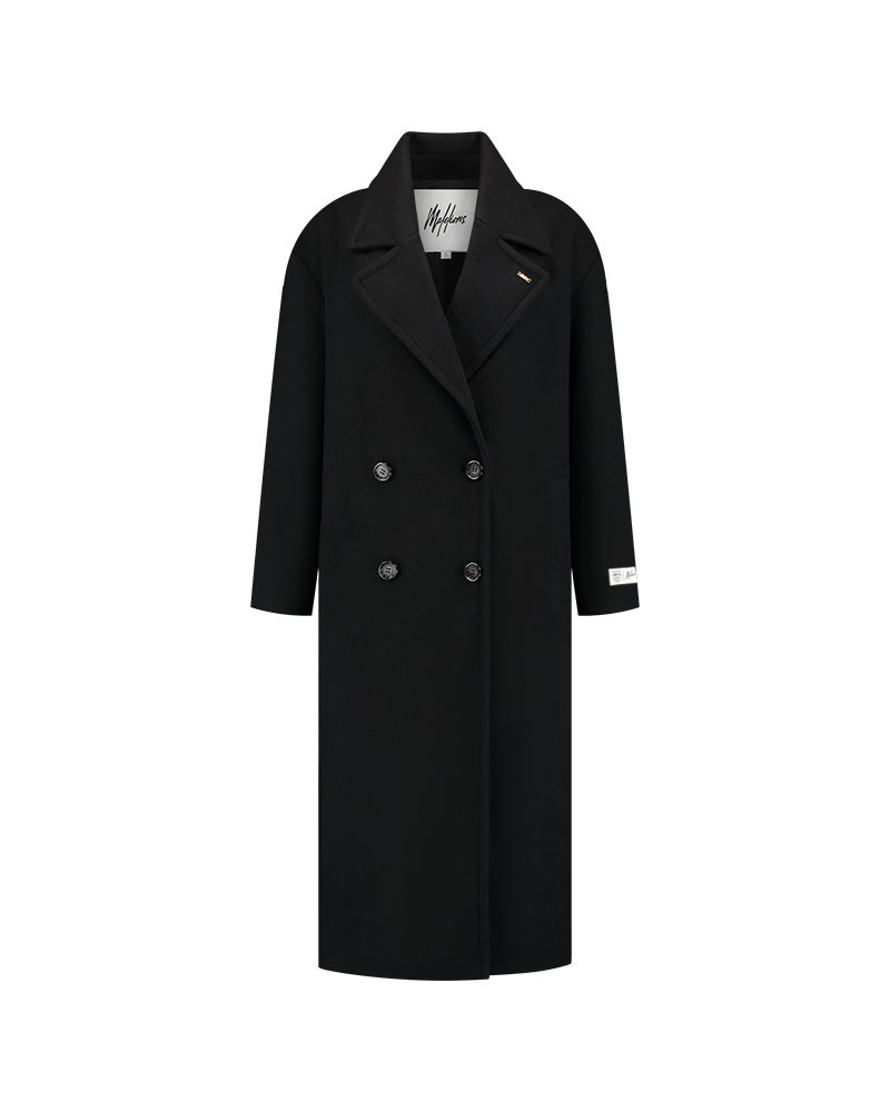  Malelions Women Signature Coat | Black