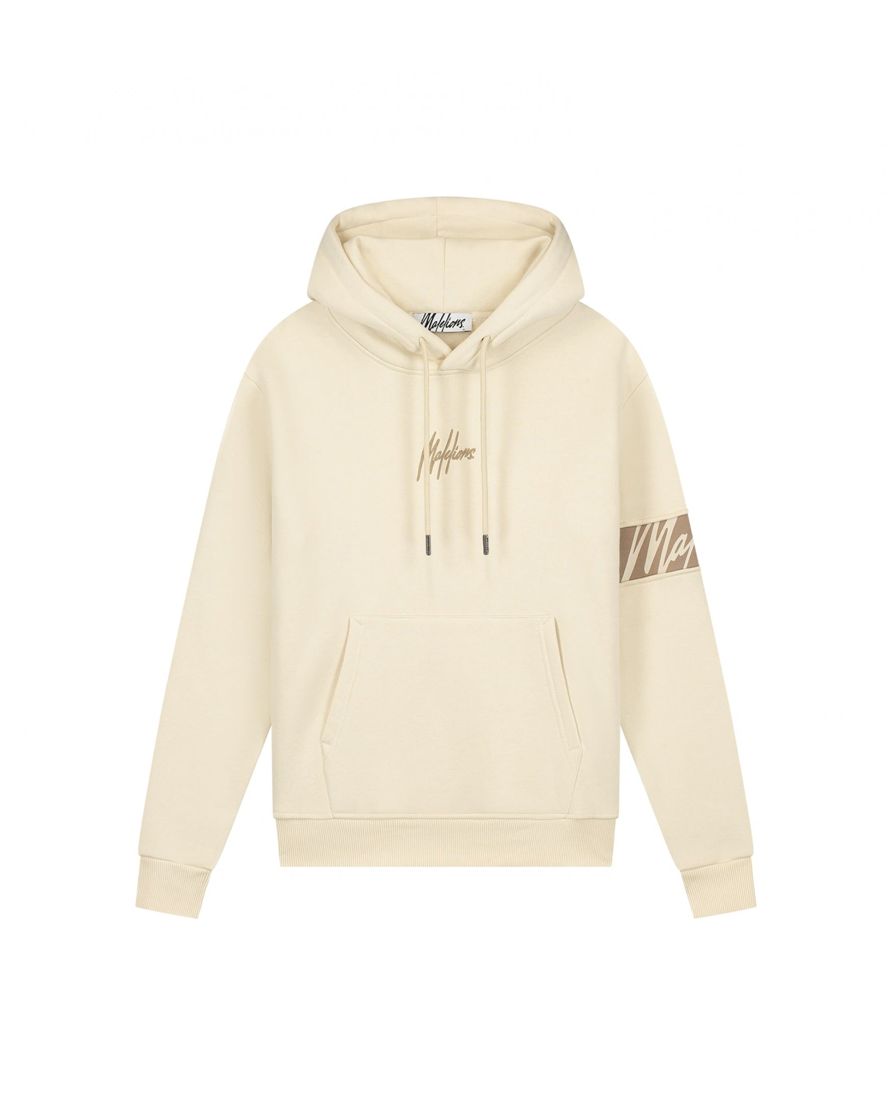  Malelions Women Captain Hoodie | Beige/Taupe