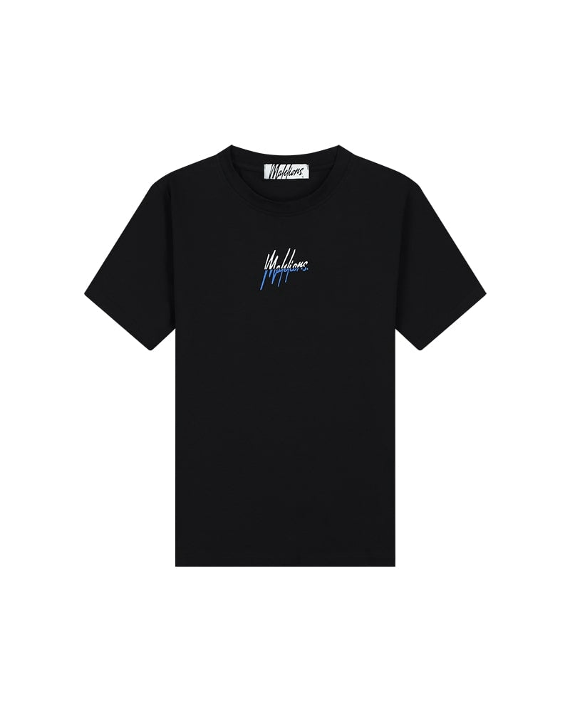  Malelions Women Kiki T-Shirt | Black/Cobalt