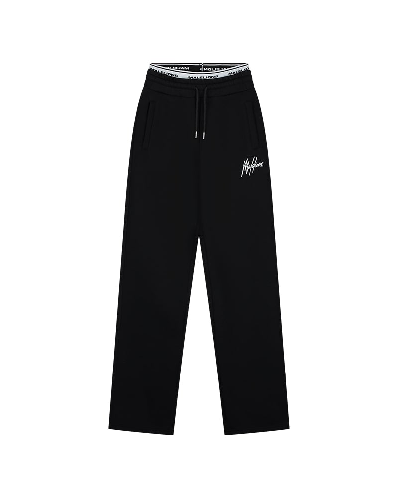  Malelions Women Straight Leg Sweatpants | Black