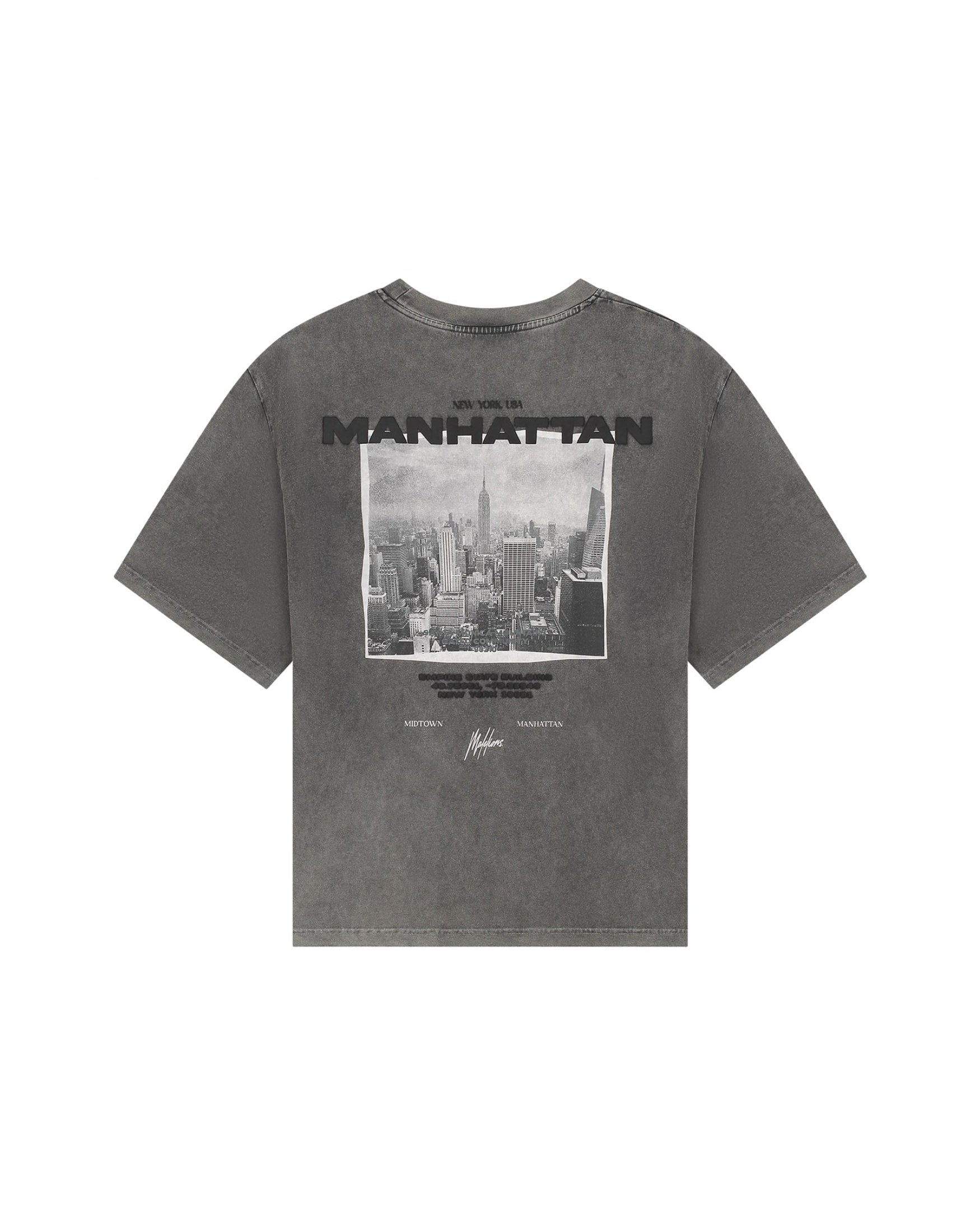 Malelions Women Manhattan T-Shirt | Acid Wash