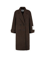 Malelions Women Oversized Label Coat | Brown