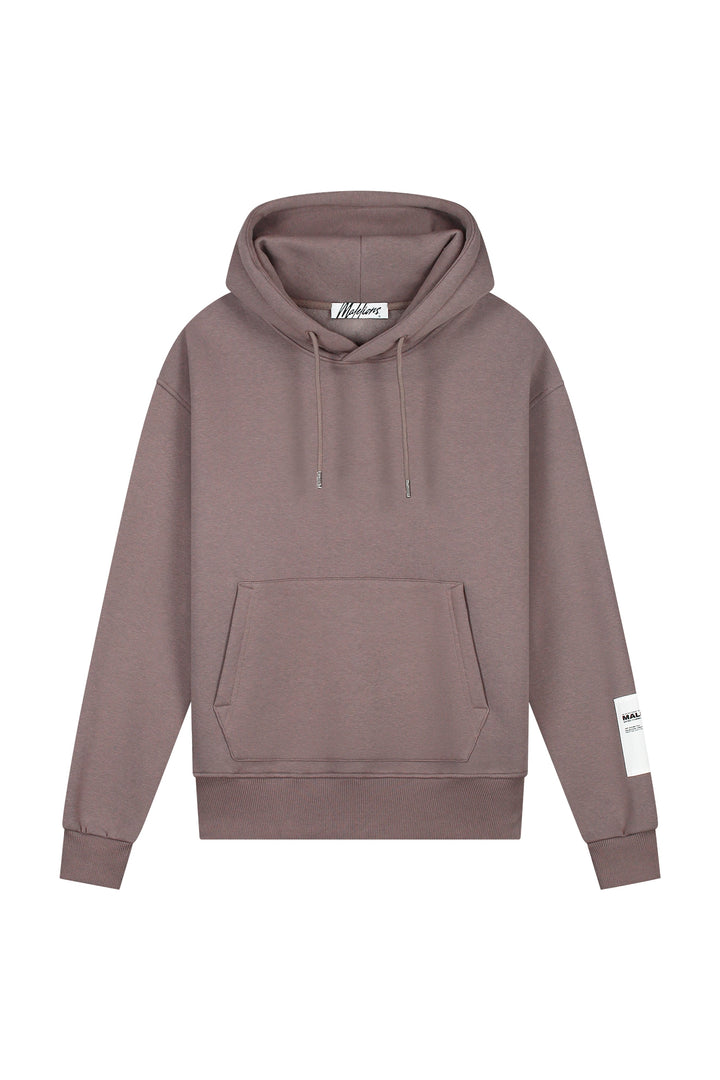 MD1-AW25-02_628_Malelions_Women_Label_Hoodie_Stone_Brown_Front.jpg