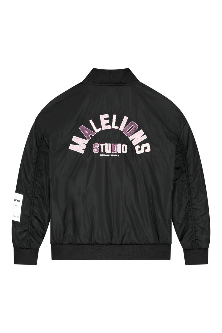 MD1-AW25-11_980_Malelions_Women_Oversized_Label_Bomber_Jacket_Deep_Black_Back.jpg
