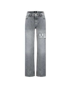 Malelions Women Ripped Jeans | Dark Grey