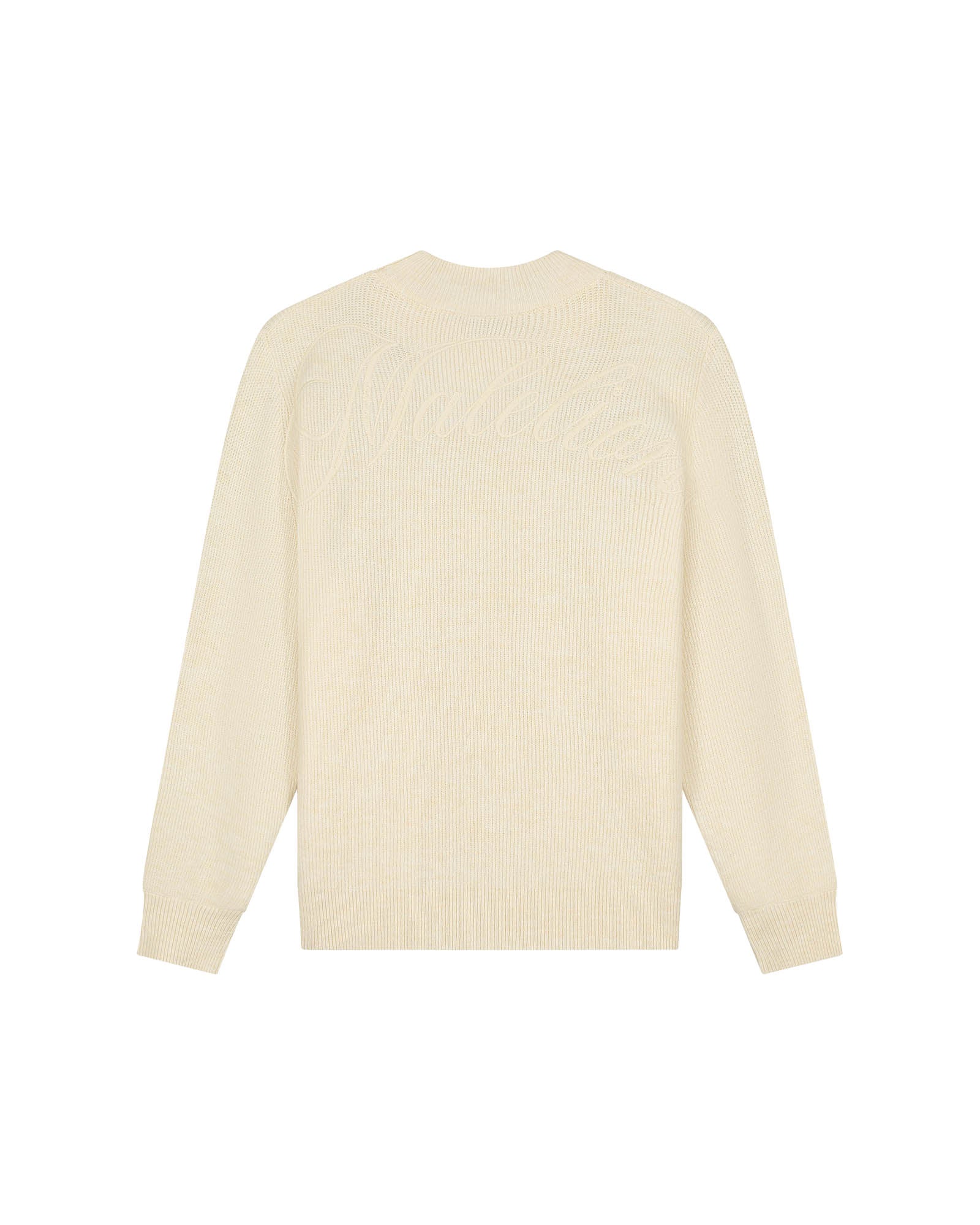 Malelions Women Oversized Knit Sweater | Beige