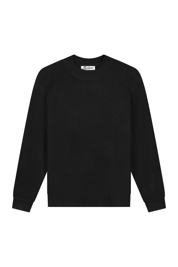 MD1-AW25-19_900_Malelions_Women_Oversized_Knit_Sweater_Black_Front.jpg
