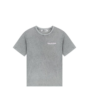 Malelions Women Rhinestone T-Shirt | Acid Wash