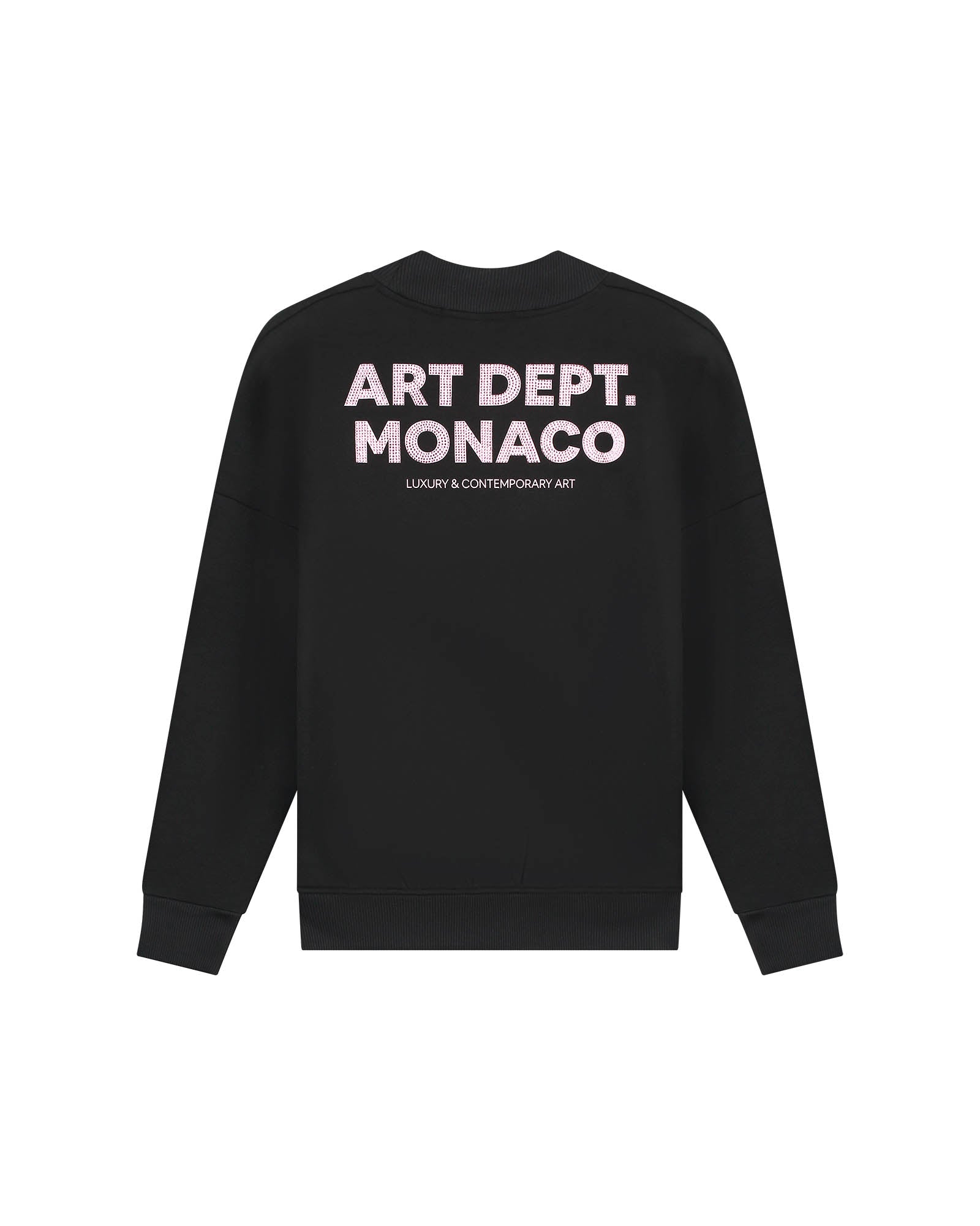 Malelions Women Rhinestone Sweater | Black