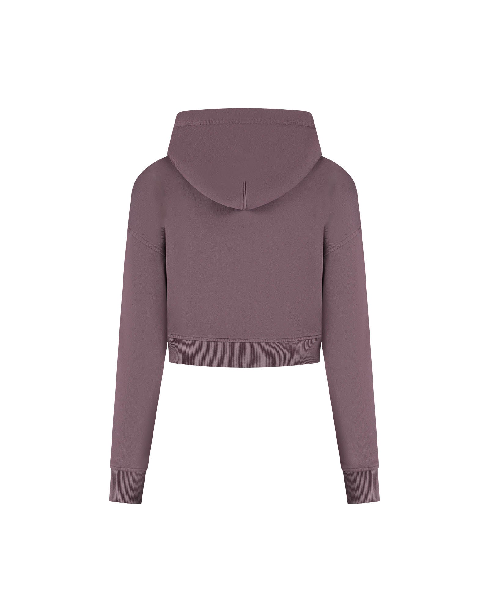 Malelions Women Cropped Zip Hoodie | Charcoal