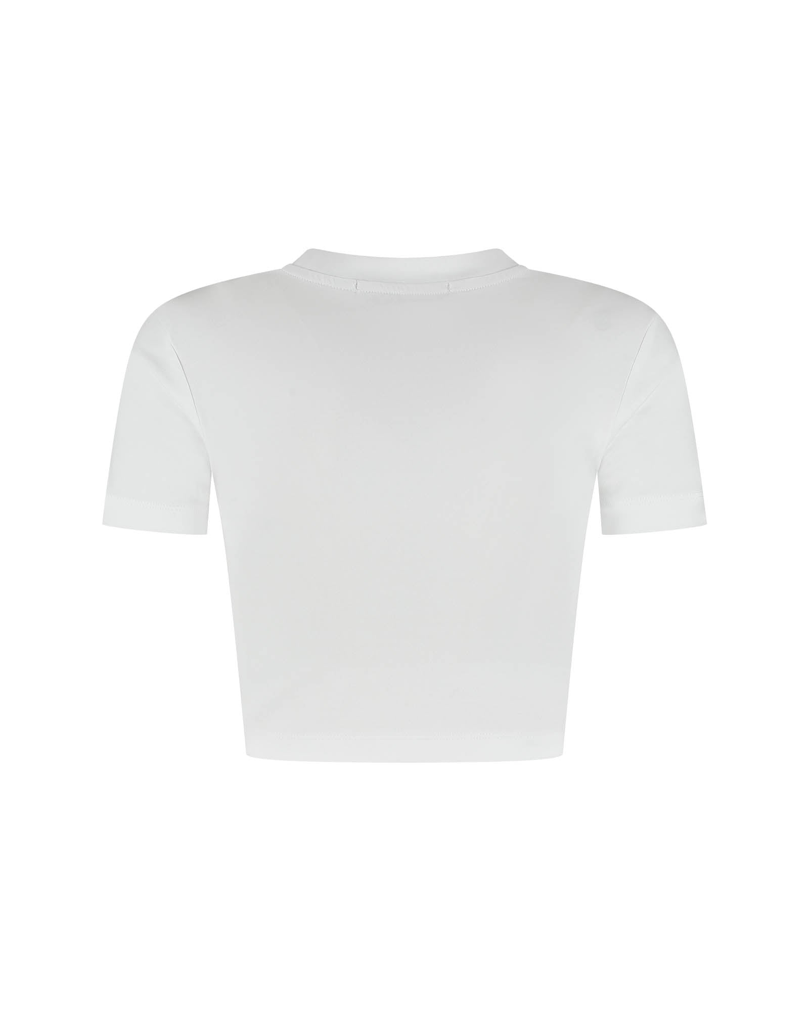 Malelions Women Cropped Top | White