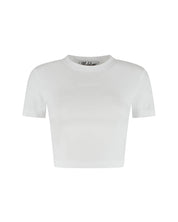 Malelions Women Cropped Top | White