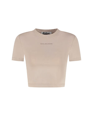 Malelions Women Cropped Top | Clay