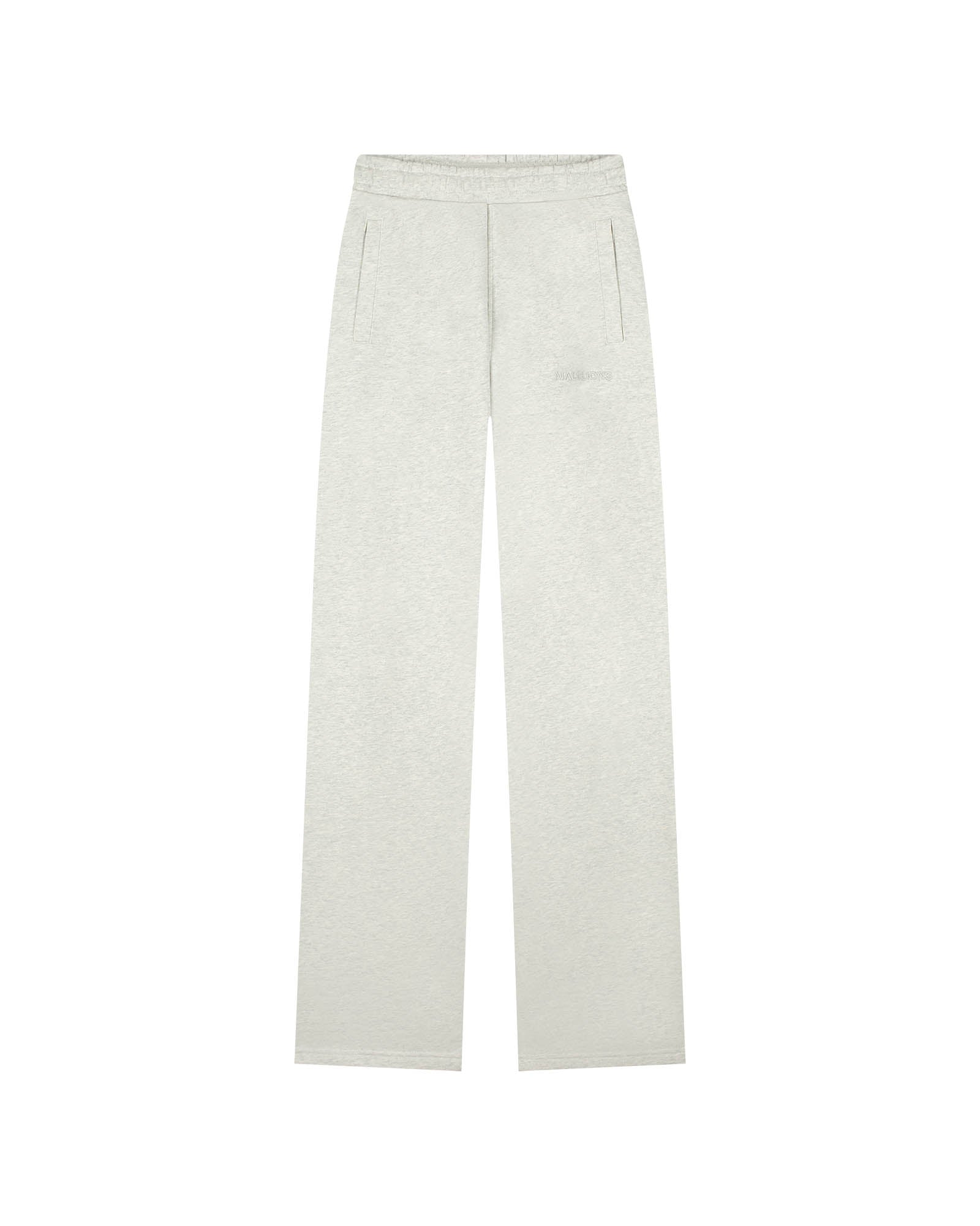 Malelions Women Straight Leg Sweatpants | Grey Melange