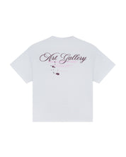 Malelions Women Collectors Oversized T-Shirt | White/Charcoal