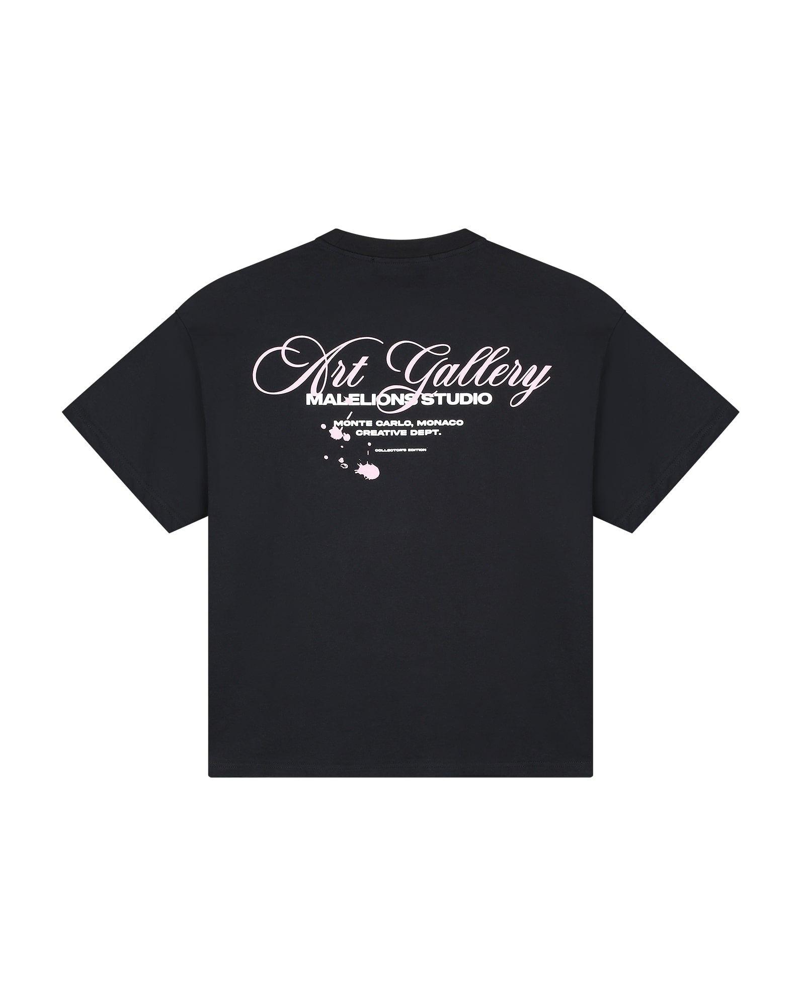 Malelions Women Collectors Oversized T-Shirt | Black/Light Pink