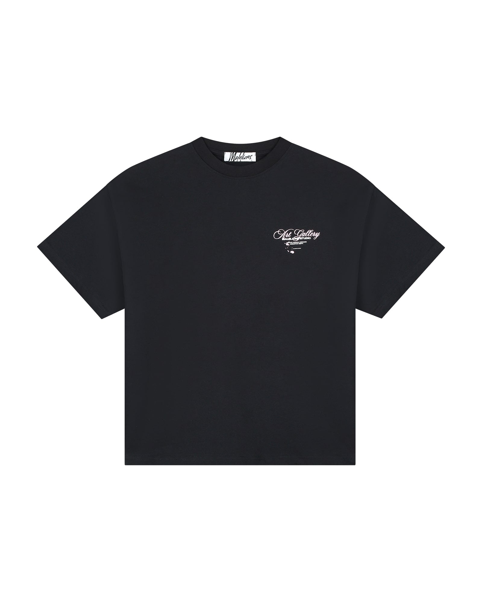Malelions Women Collectors Oversized T-Shirt | Black/Light Pink