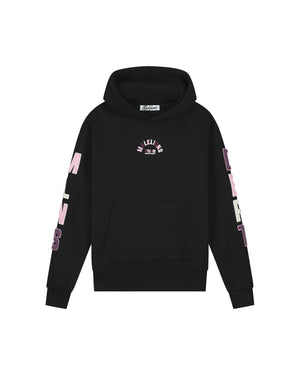 Malelions Women Sherpa Applique Hoodie | Black