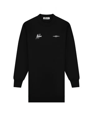 Malelions Women Members Sweater Dress | Black