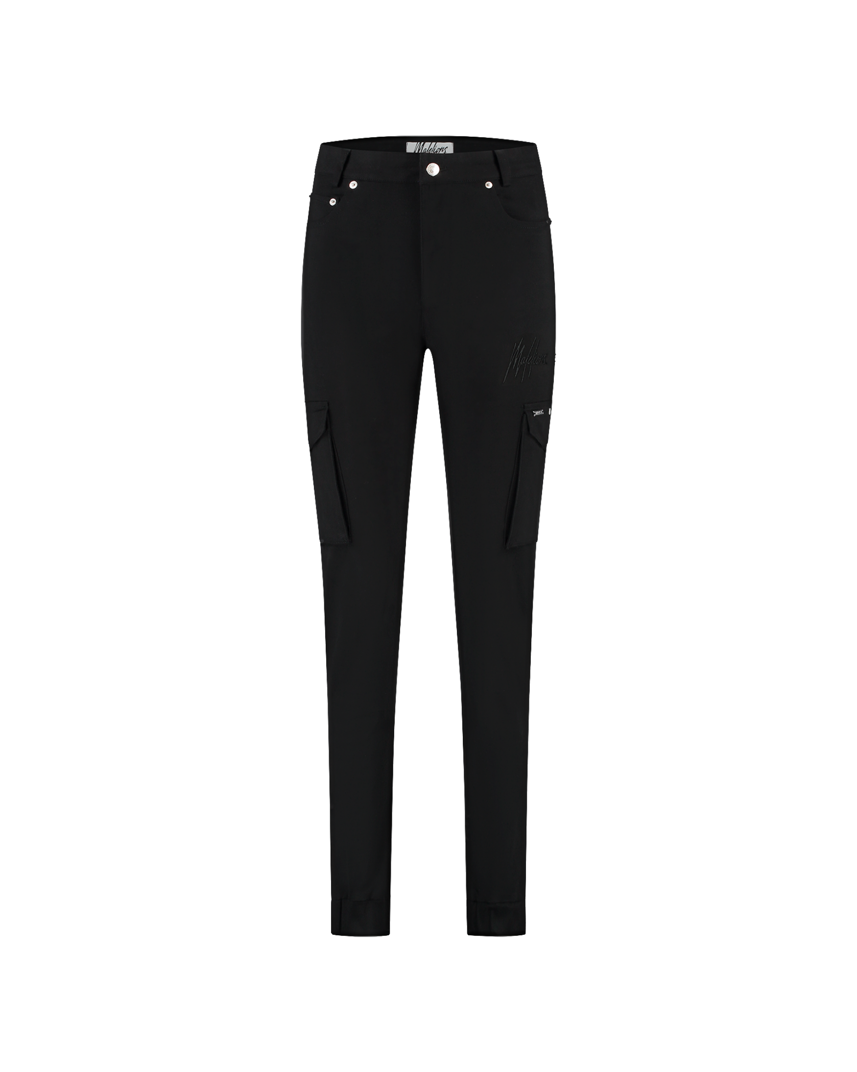  Malelions Women Signature Cargo Pants | Black