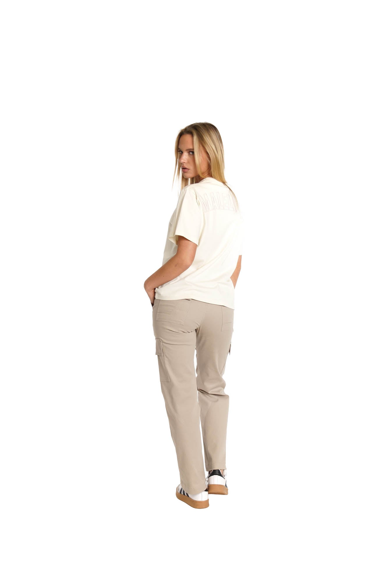 Malelions Women Straight Leg Cargo Pants | Taupe