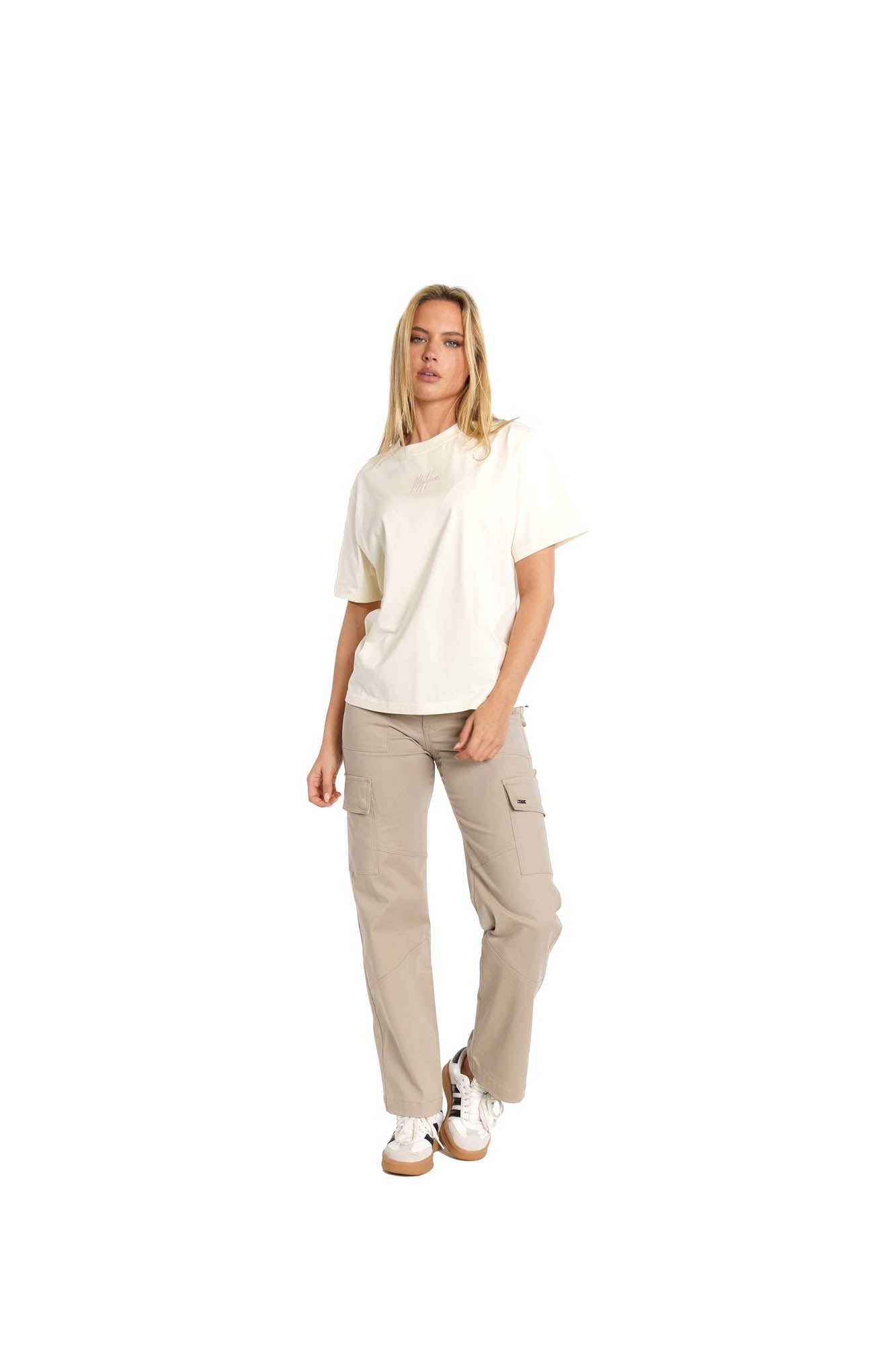 Malelions Women Straight Leg Cargo Pants | Taupe