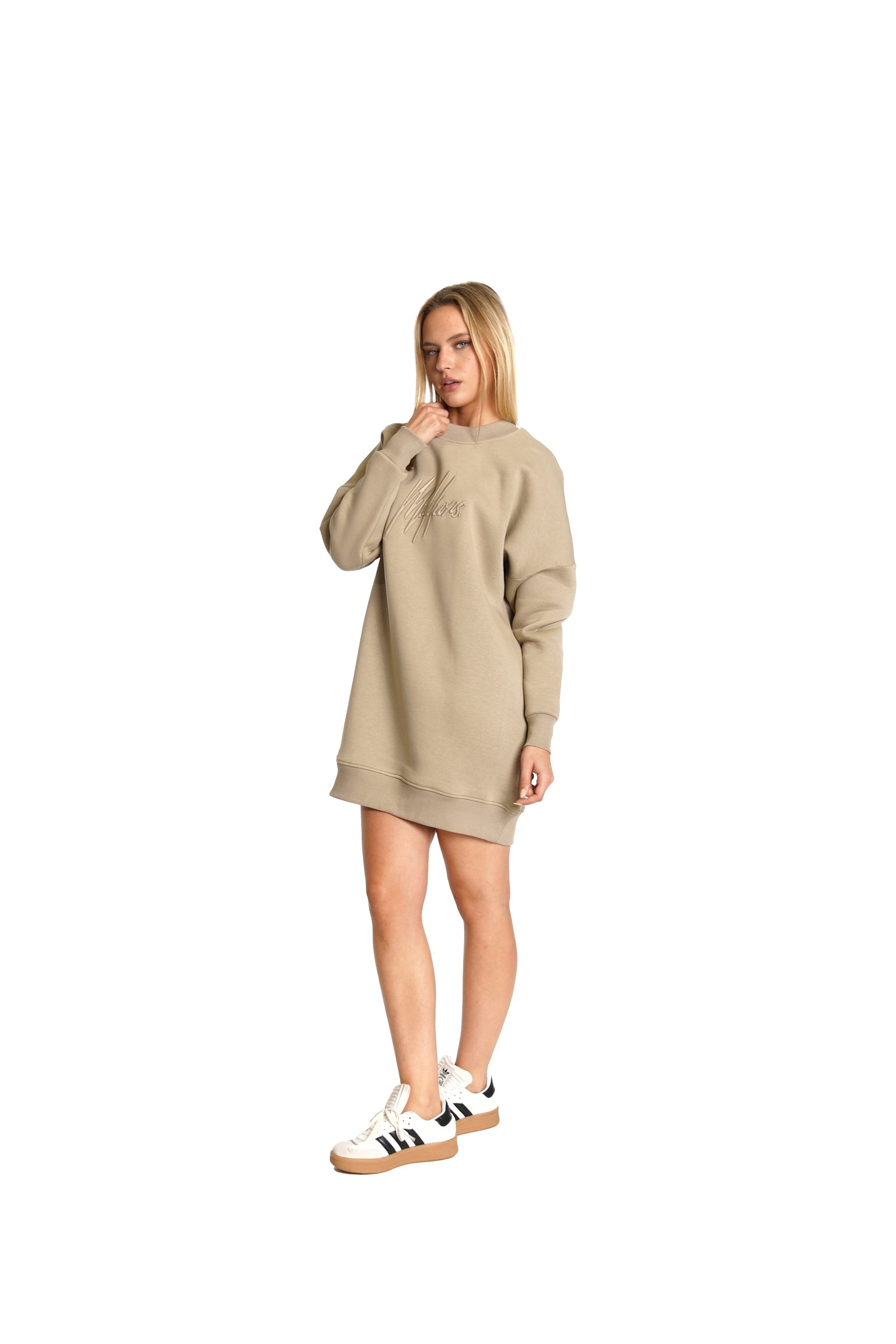 Malelions Women Essentials Sweater Dress | Taupe