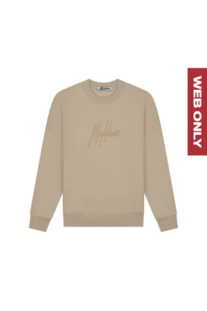 Malelions Women Essentials Sweater | Taupe