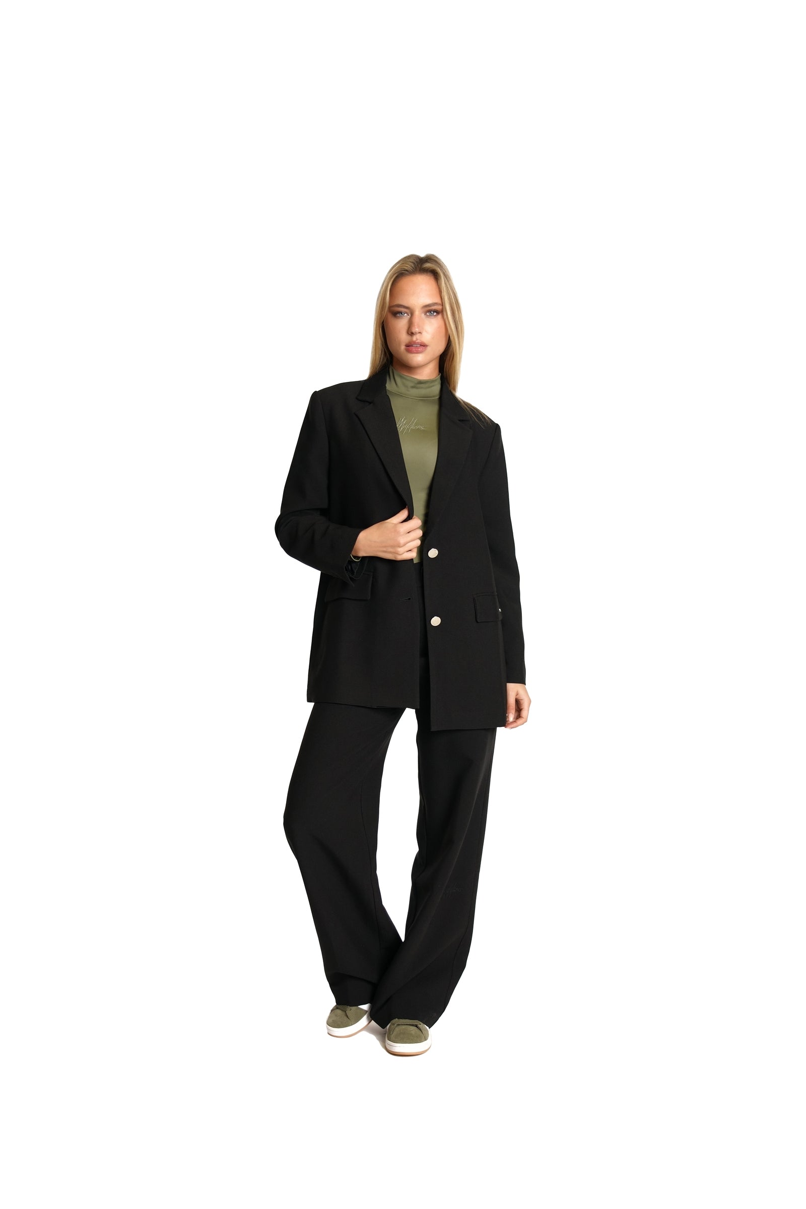 Malelions Women Kylie Oversized Blazer | Black