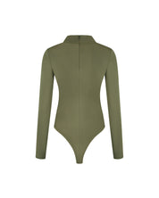 Malelions Damen-Body mit charakteristischer Silhouette | Armeegrün