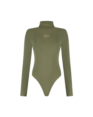 Malelions Women Signature Bodysuit | Army Green