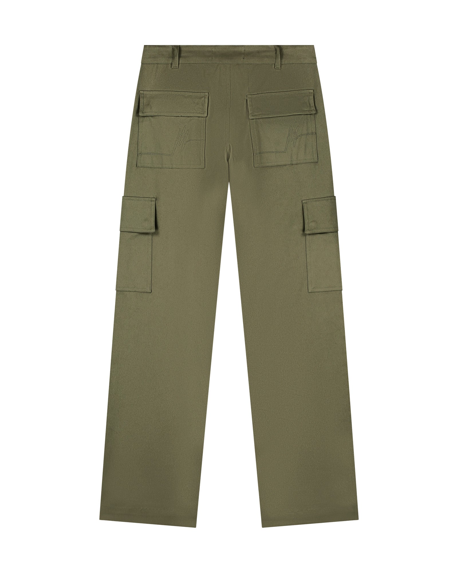 Malelions Women Straight Leg Cargo Pants | Army Green