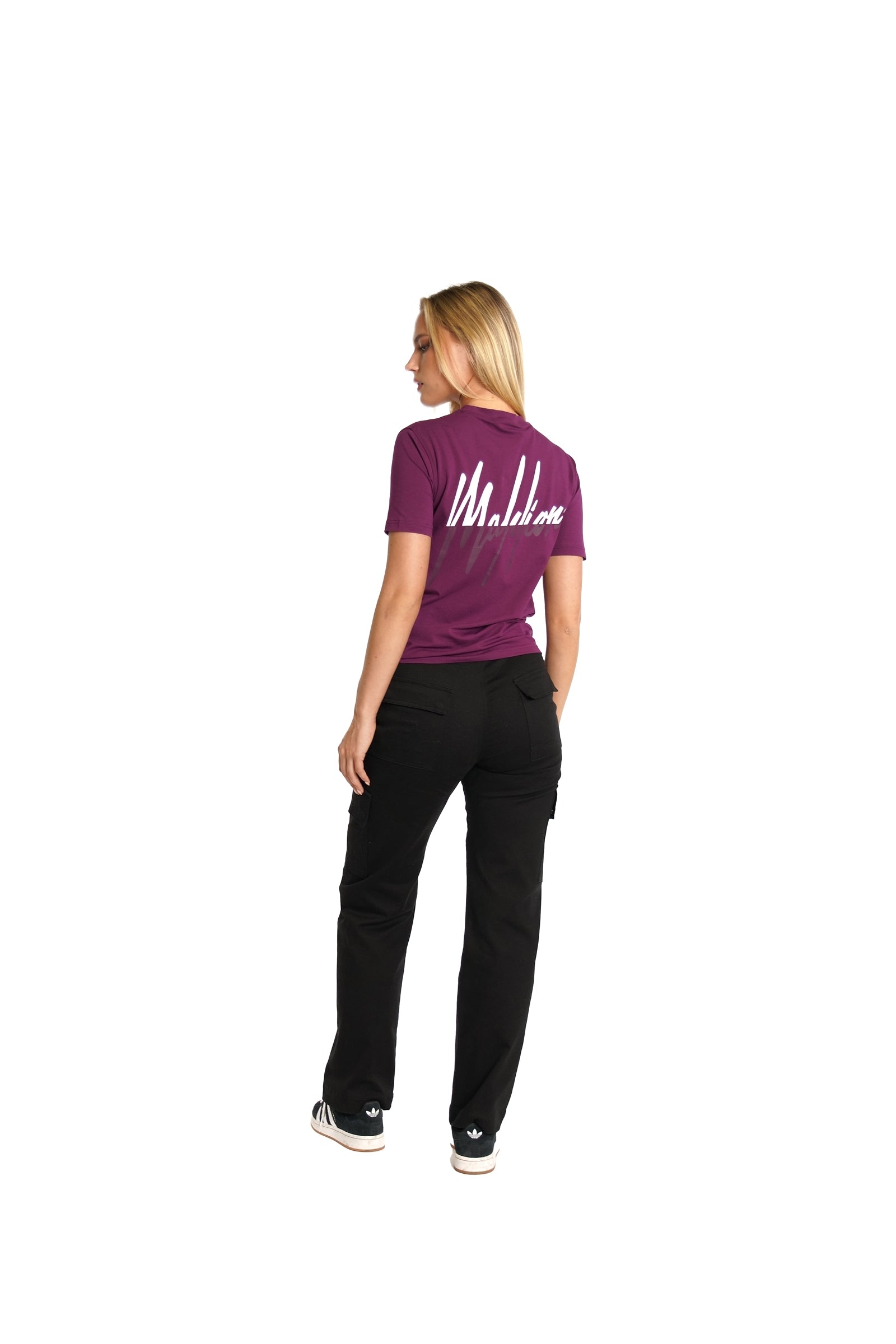 Malelions Women Kiki T-Shirt | Aubergine