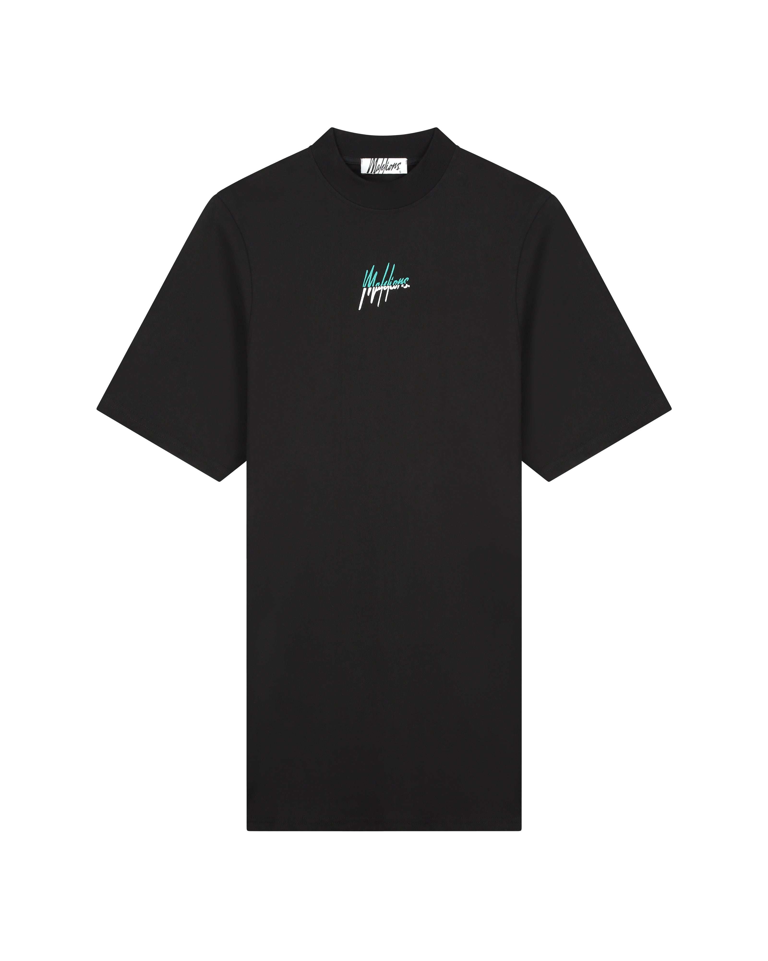 Malelions Women Kiki T-Shirt Dress - Black/Bright Green - Malelions Malelions Women Kiki T-Shirt Dress - Black/Bright Green - Malelions