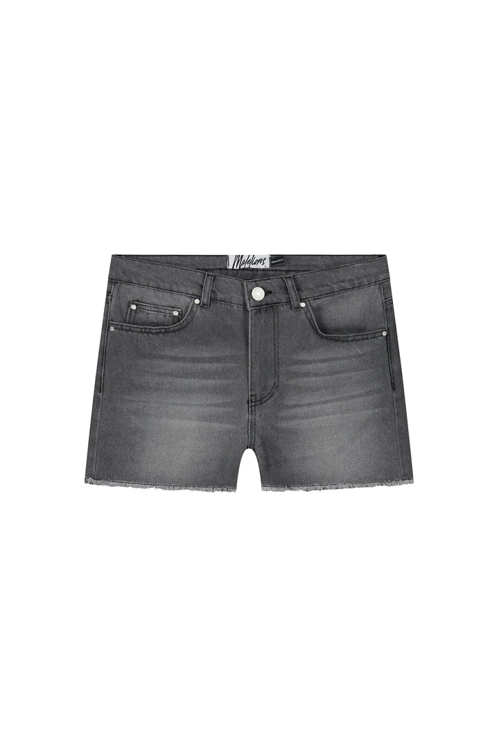 MD1-HS25-41_900_Malelions_Women_Damaged_Patch_Denim_Shorts_Black_Front_1_265e9d6d-231f-4b90-8bef-ba7f84350942.jpg