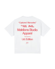 Malelions Women Captured Memories T-Shirt | White/Coral