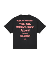 Malelions Women Captured Memories T-Shirt | Black / Coral