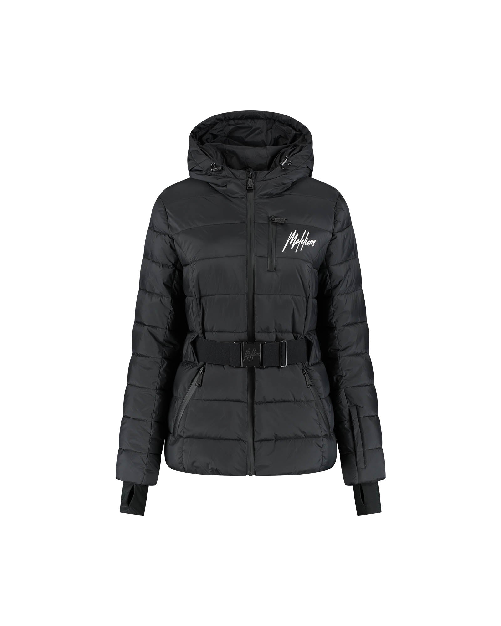 Malelions Women Ski Nordic Jacket | Black