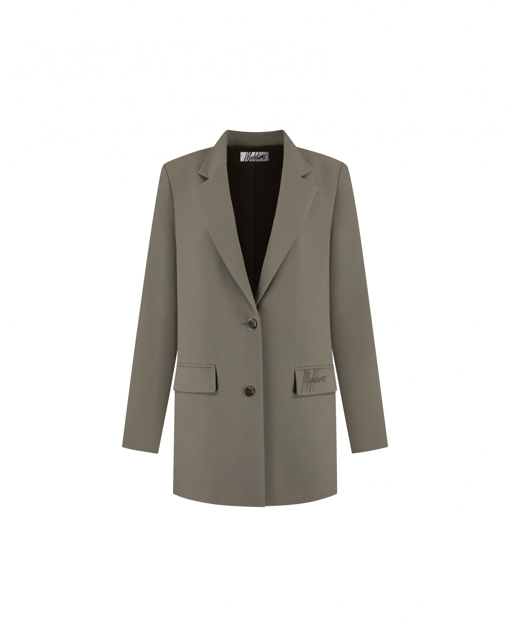  Malelions Women Hidden Amazon Blazer | Army Green