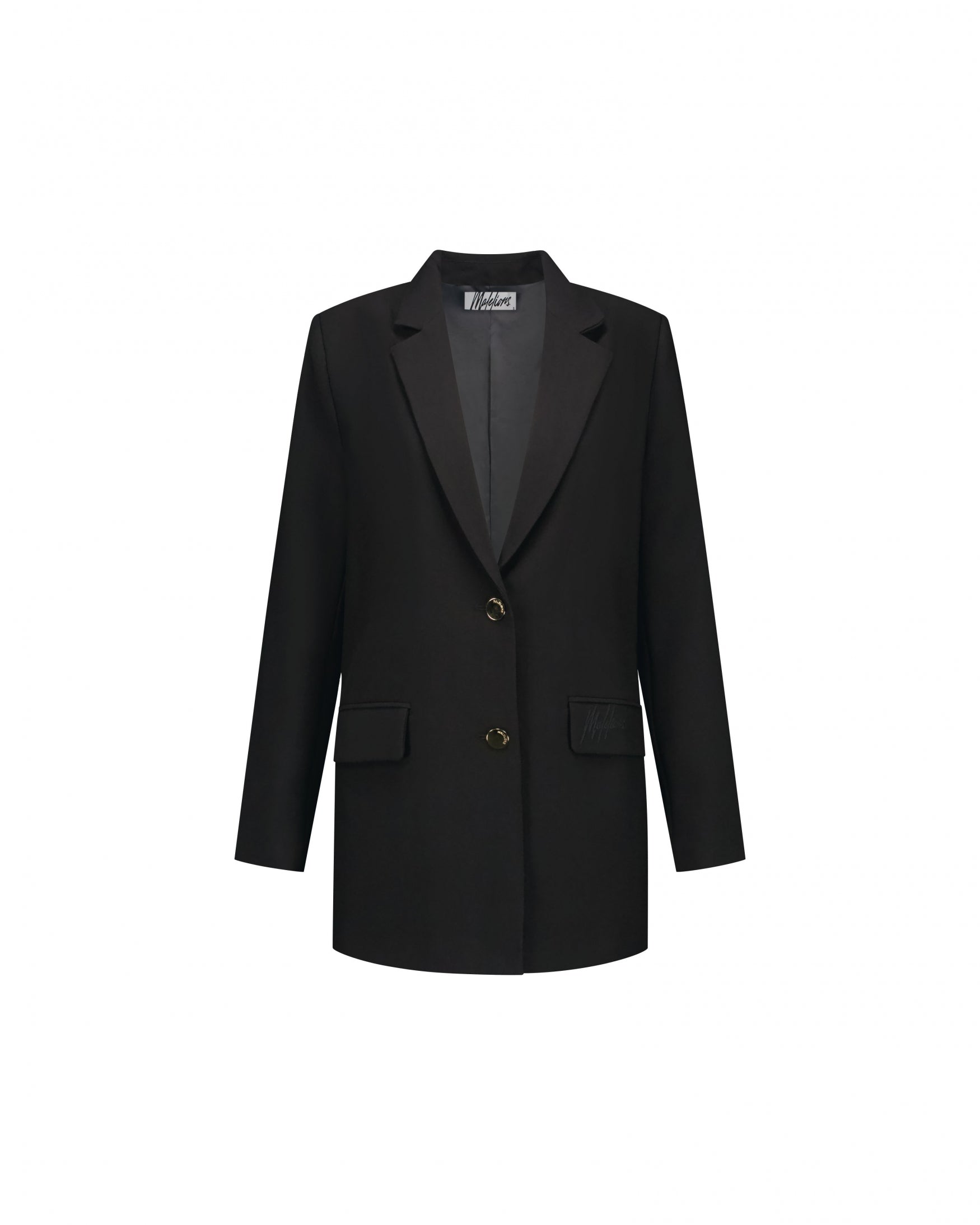  Malelions Women Hidden Amazon Blazer | Black